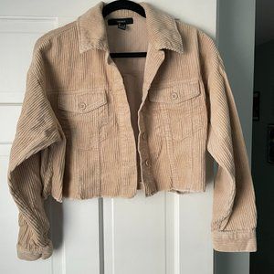 Forever 21 Cropped Corduroy Jacket